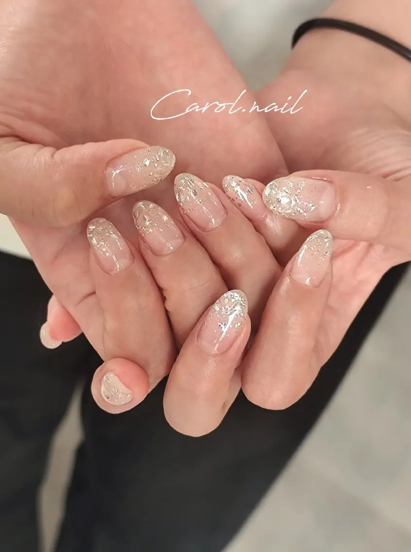 ネイル ラメ(グリッター) carol nailのネイルデザイン