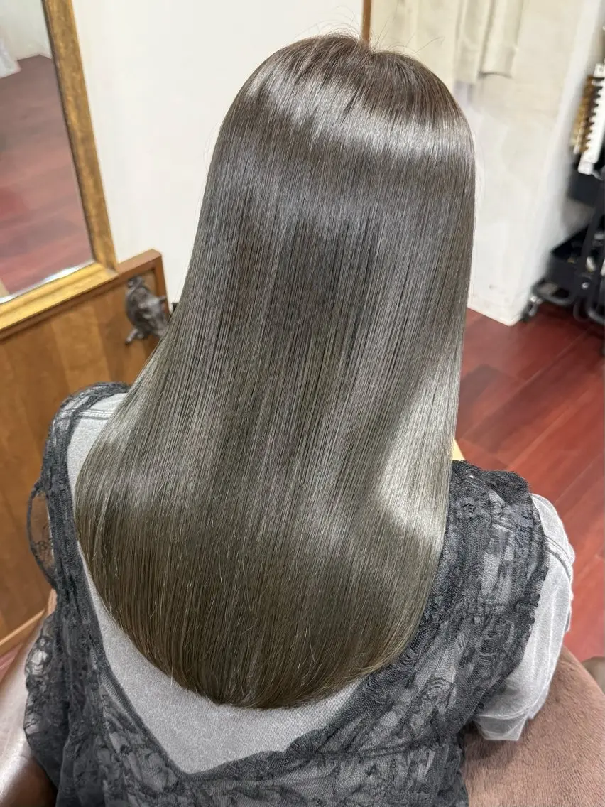ロング カラー 木村 蓮のヘアスタイル