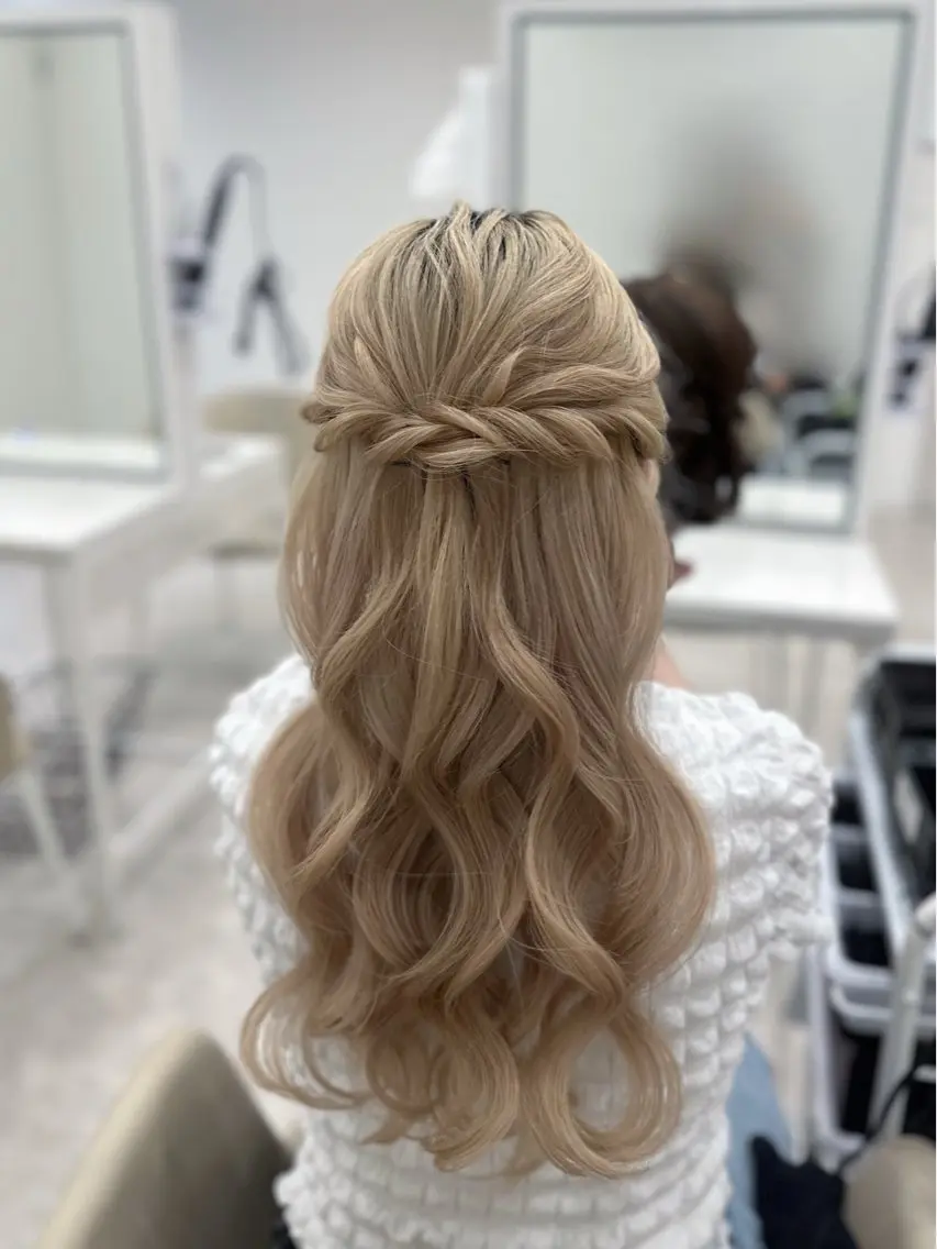 ヘアアレンジ ハーフアップ MITSUKI /Ditycaのヘアスタイル