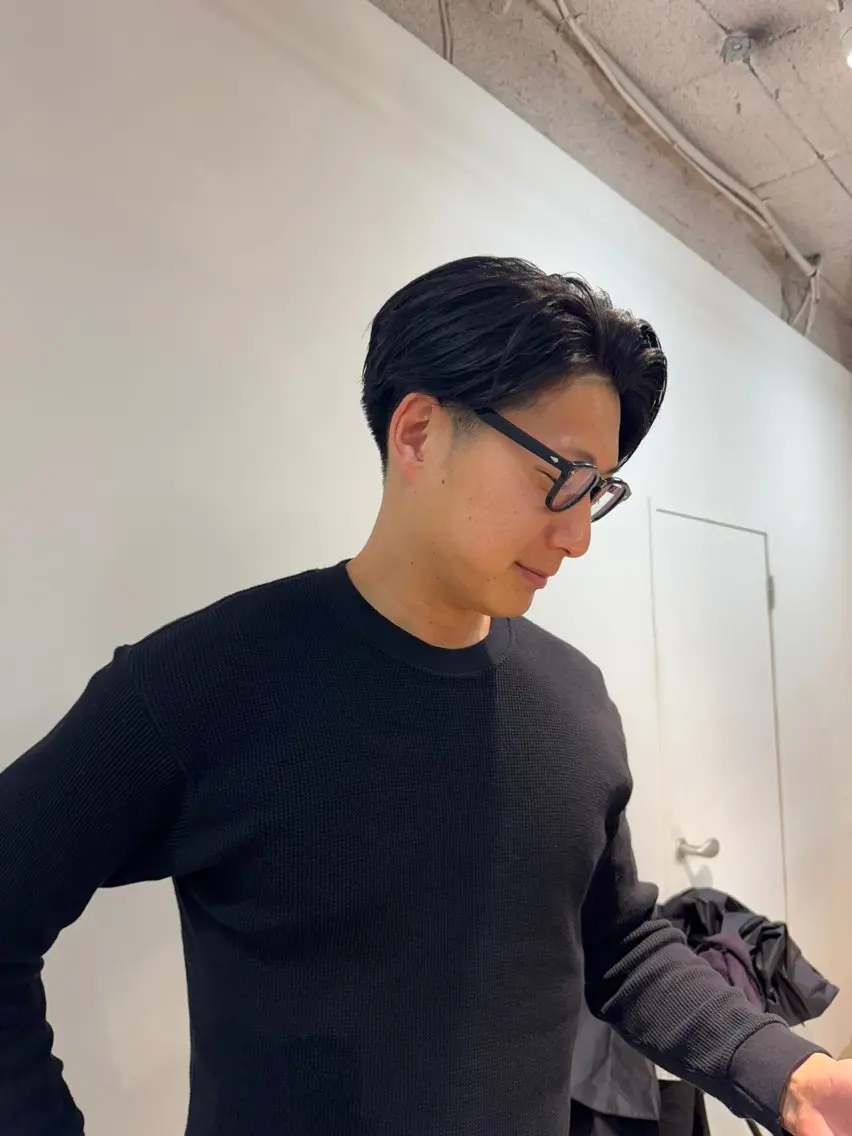 ショート 縮毛矯正 賀川 サトシのヘアスタイル