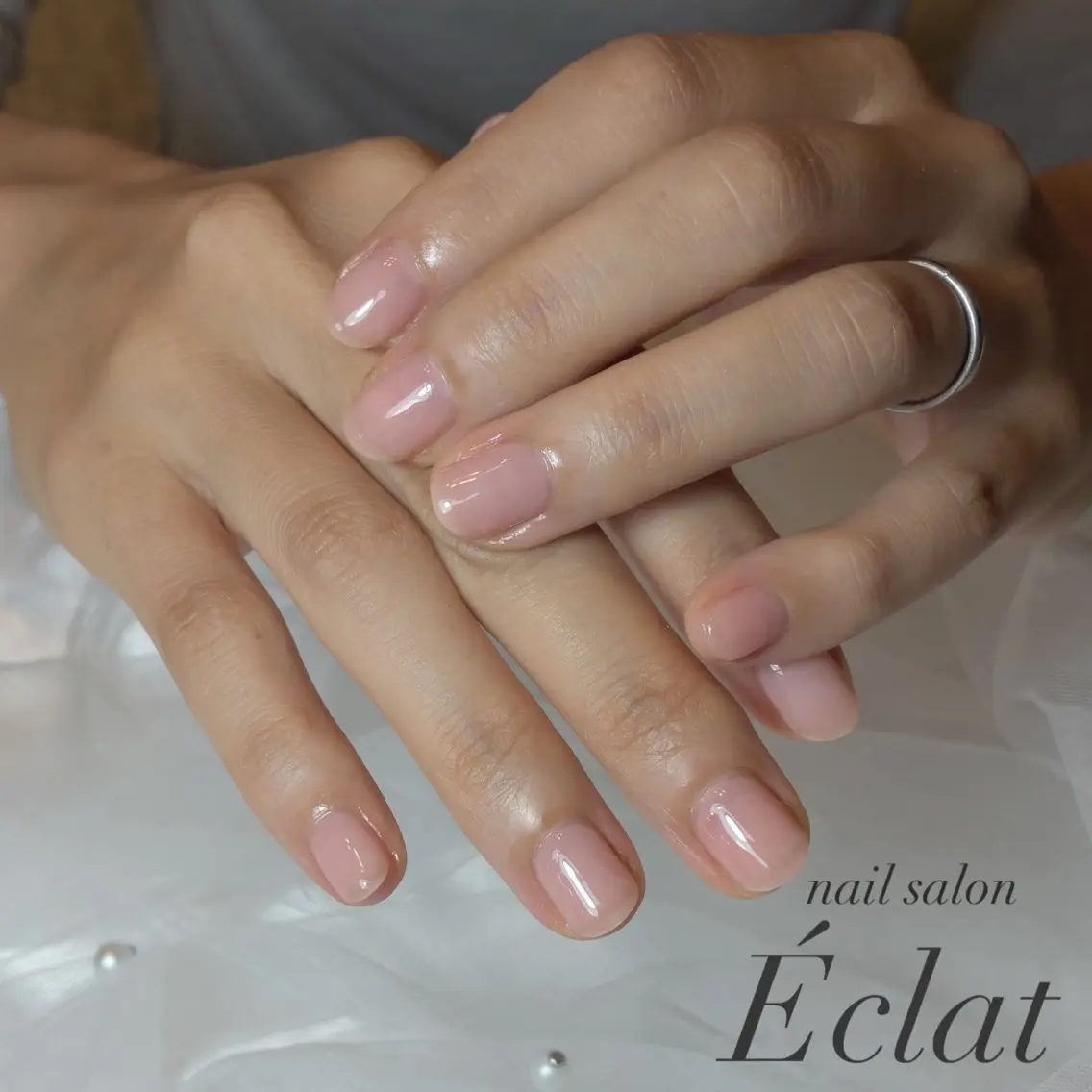 ネイル ワンカラーネイル ハンドネイル nail salon Éclatのネイルデザイン