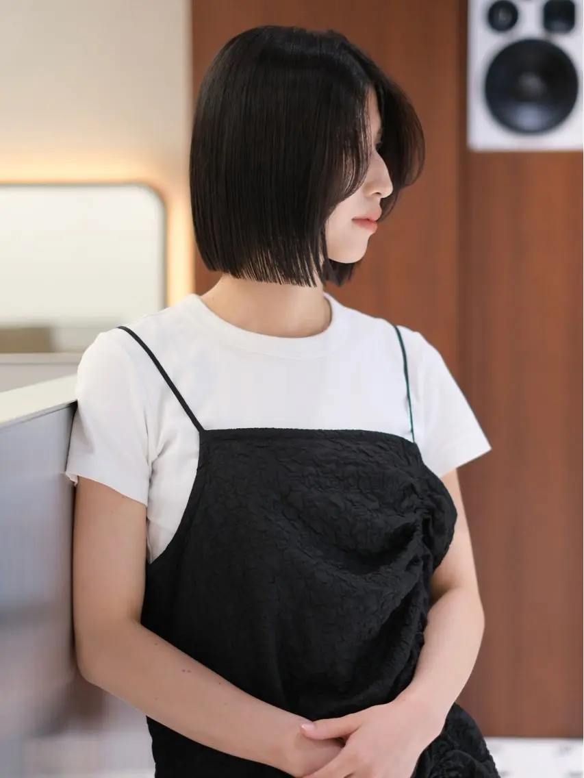 カラー カット ヘアカラー (𝐡)𝐰𝐢𝐦 𝐲𝐮𝐧𝐚のヘアスタイル