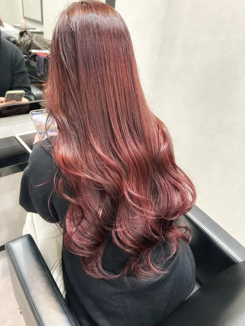 ロング ご予約はインスタ のみ🌿@n7g10のヘアスタイル
