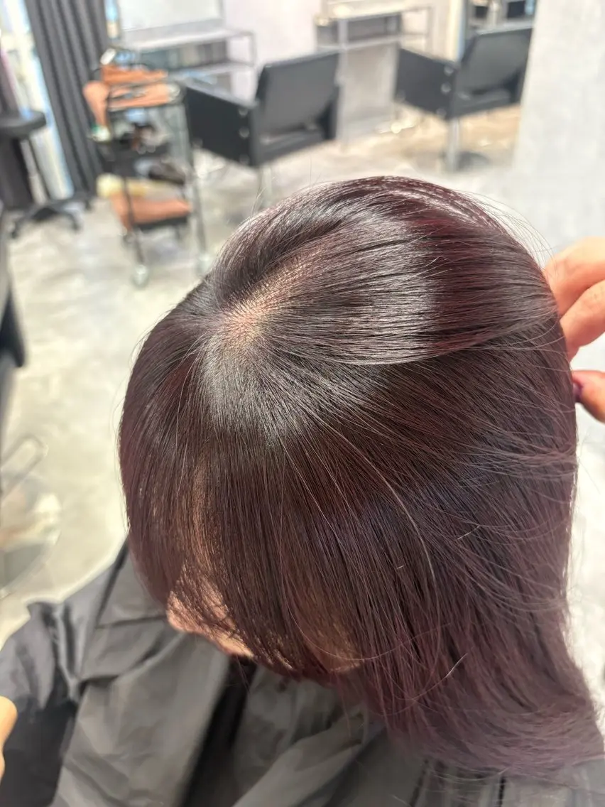 カラー ヘアカラー 柔ベージュ、上品 ／ボブ　ユミのヘアスタイル