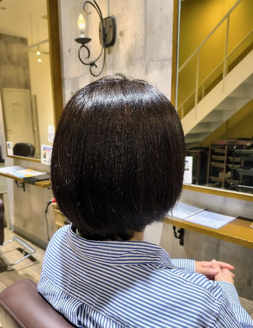 新規初回限定【白髪染め全体カラー】オーガニック成分配合でダメージレスに!セルフドライでリーズナブル。¥4400の写真