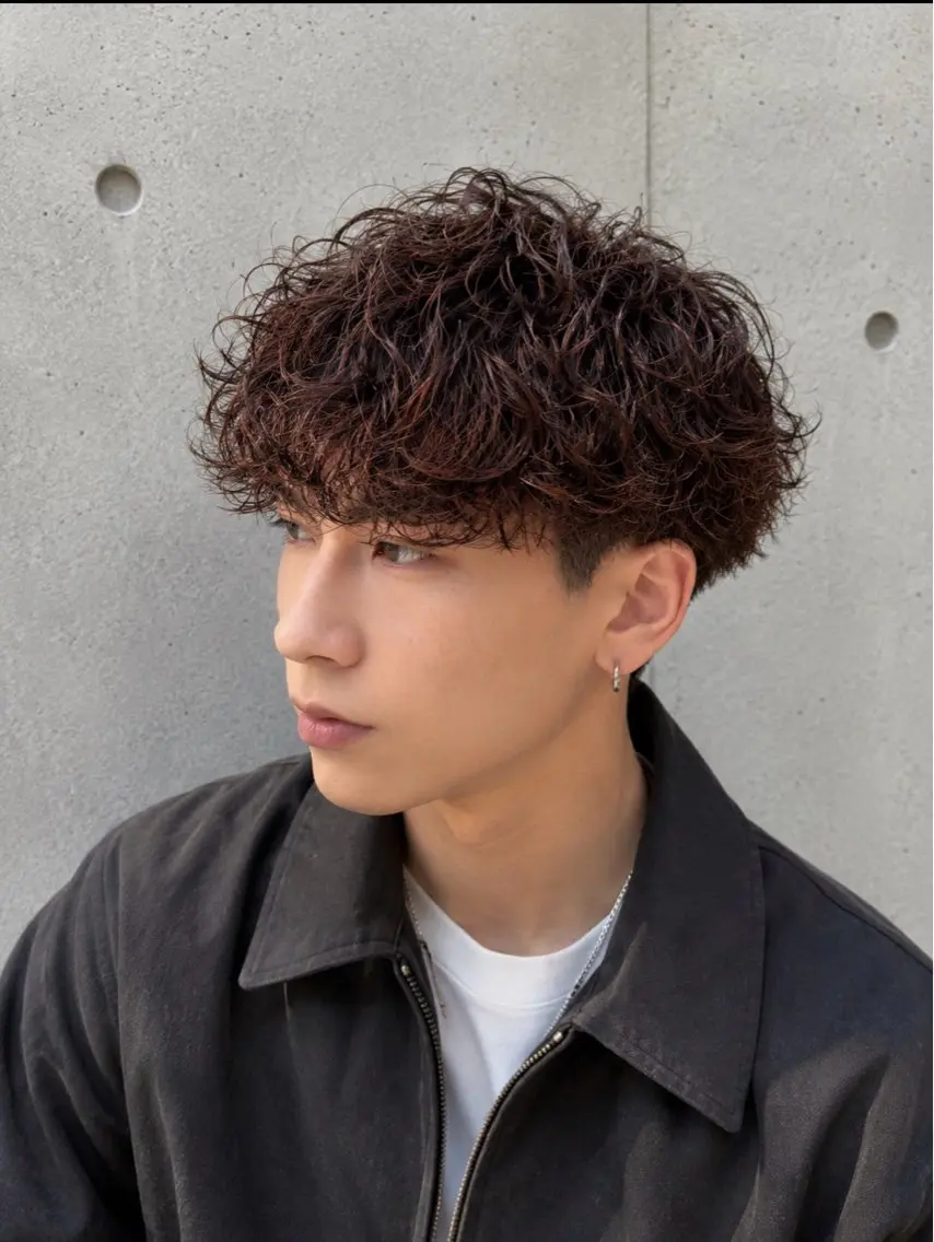 👦🏻ご新規様限定👦🏻メンズカット+低ダメージケアパーマ🌀の写真