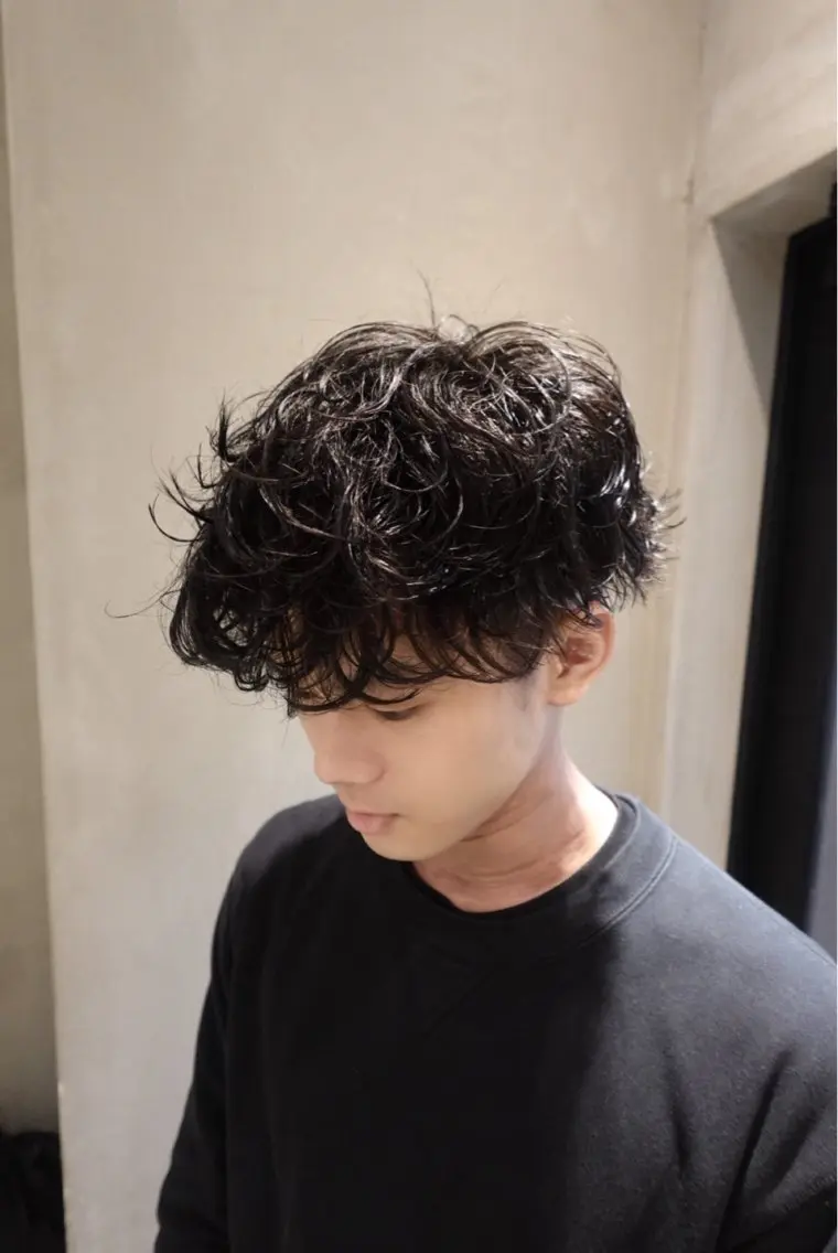 【メンズカット+パーマ】|毎日のスタイリングを簡単に◎の写真