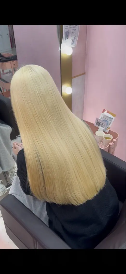 ロング カラー ヘアカラー トリートメント 🧸淡め透明感🧸 ミルクティー/yuのヘアスタイル