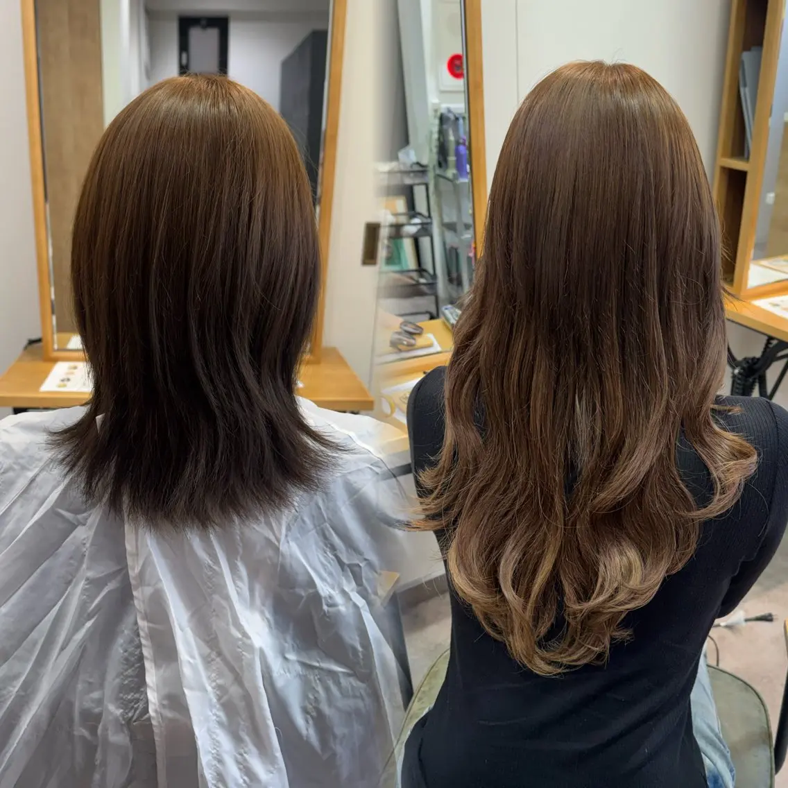 ロング カラー ヘアアレンジ シールエクステ エクステ カット ヘアカラー エクステ ヘアセット 髪質改善縮毛矯正/ エクステ/ひふみ🌛のヘアスタイル