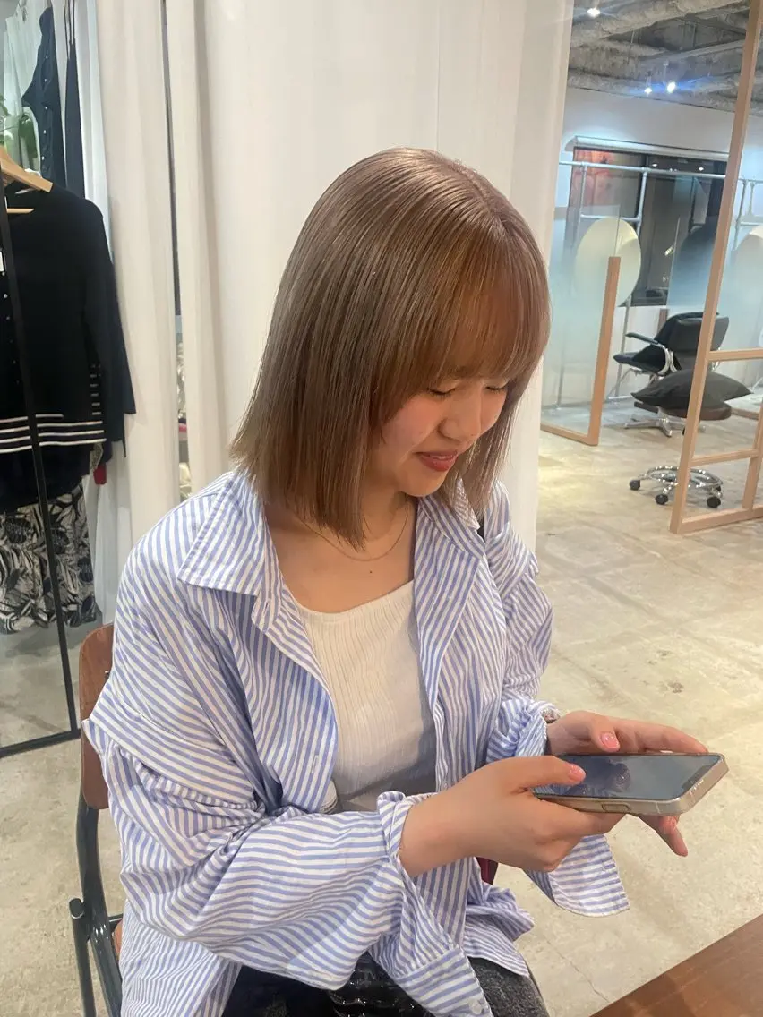 ショート カラー ヘアカラー ゆるふわガーリーst yle🩰yuukaのヘアスタイル