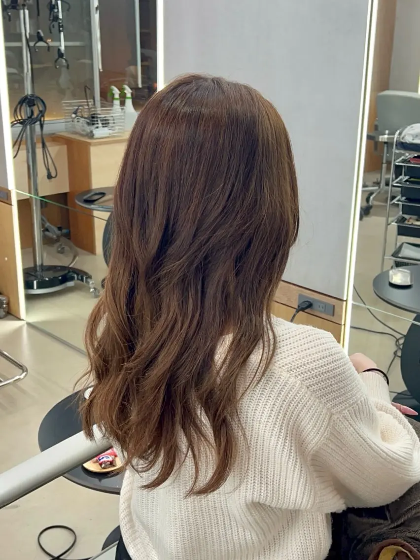 カラー ヘアカラー トリートメント 渡辺 愛里のヘアスタイル