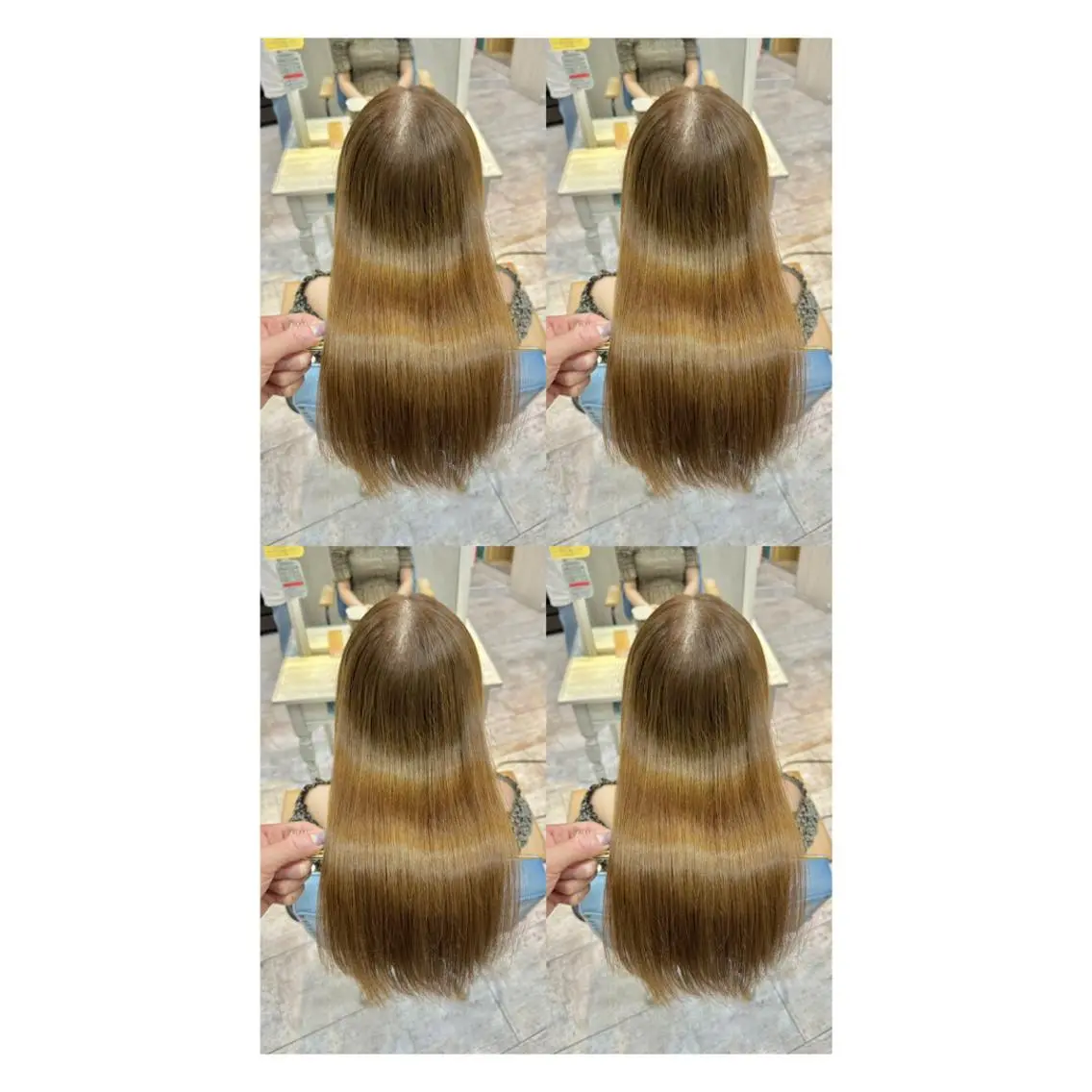 ロング カラー カット ヘアカラー トリートメント 店長✨レイヤー✖️ 髪質改善✖️韓国ヘアのヘアスタイル