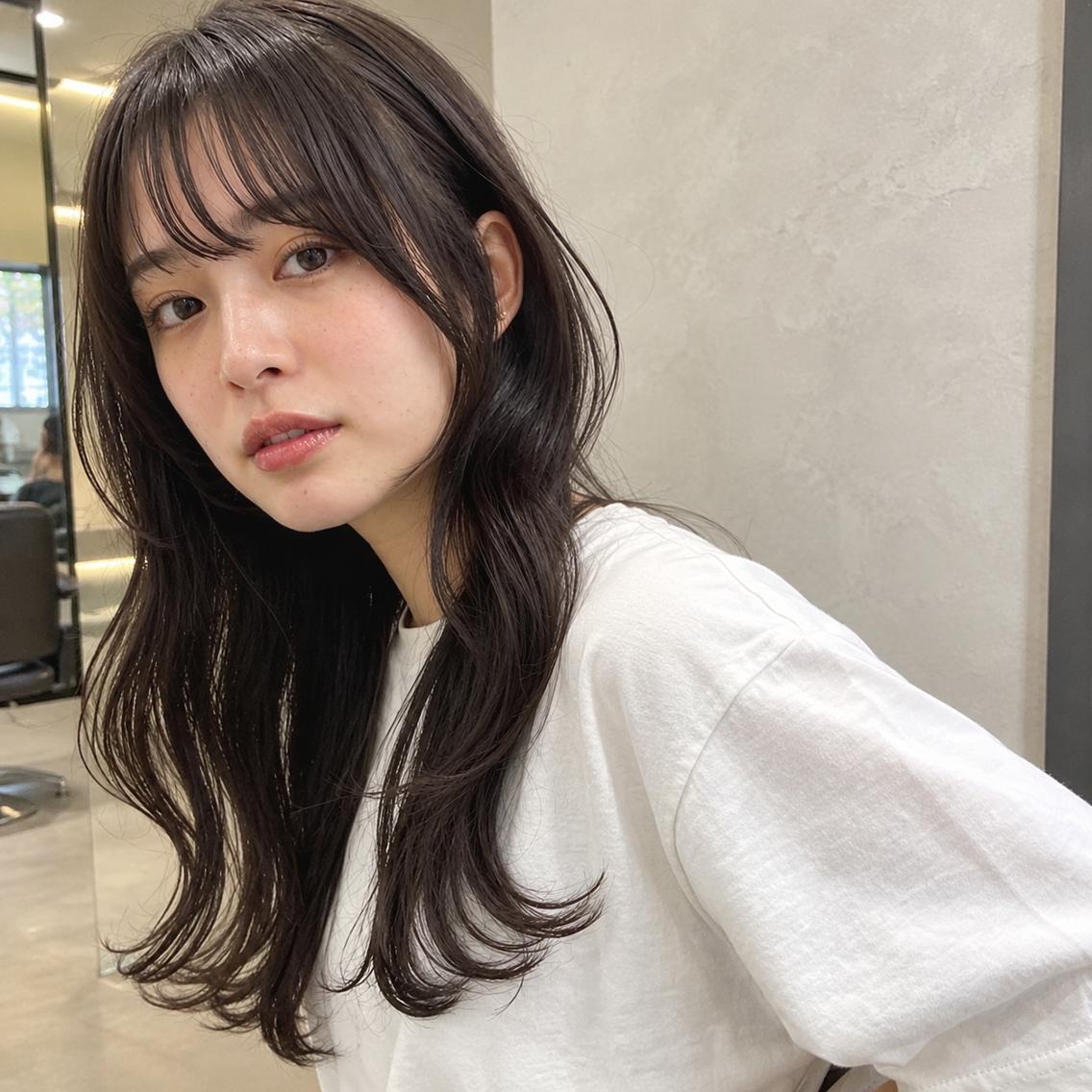 セミロング charme 神戸元町/三宮のヘアスタイル