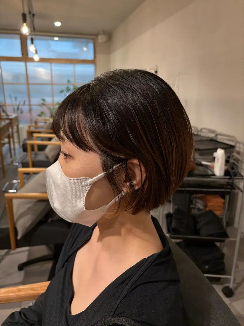 ショート ショートヘア 栗原 歩美のヘアスタイル