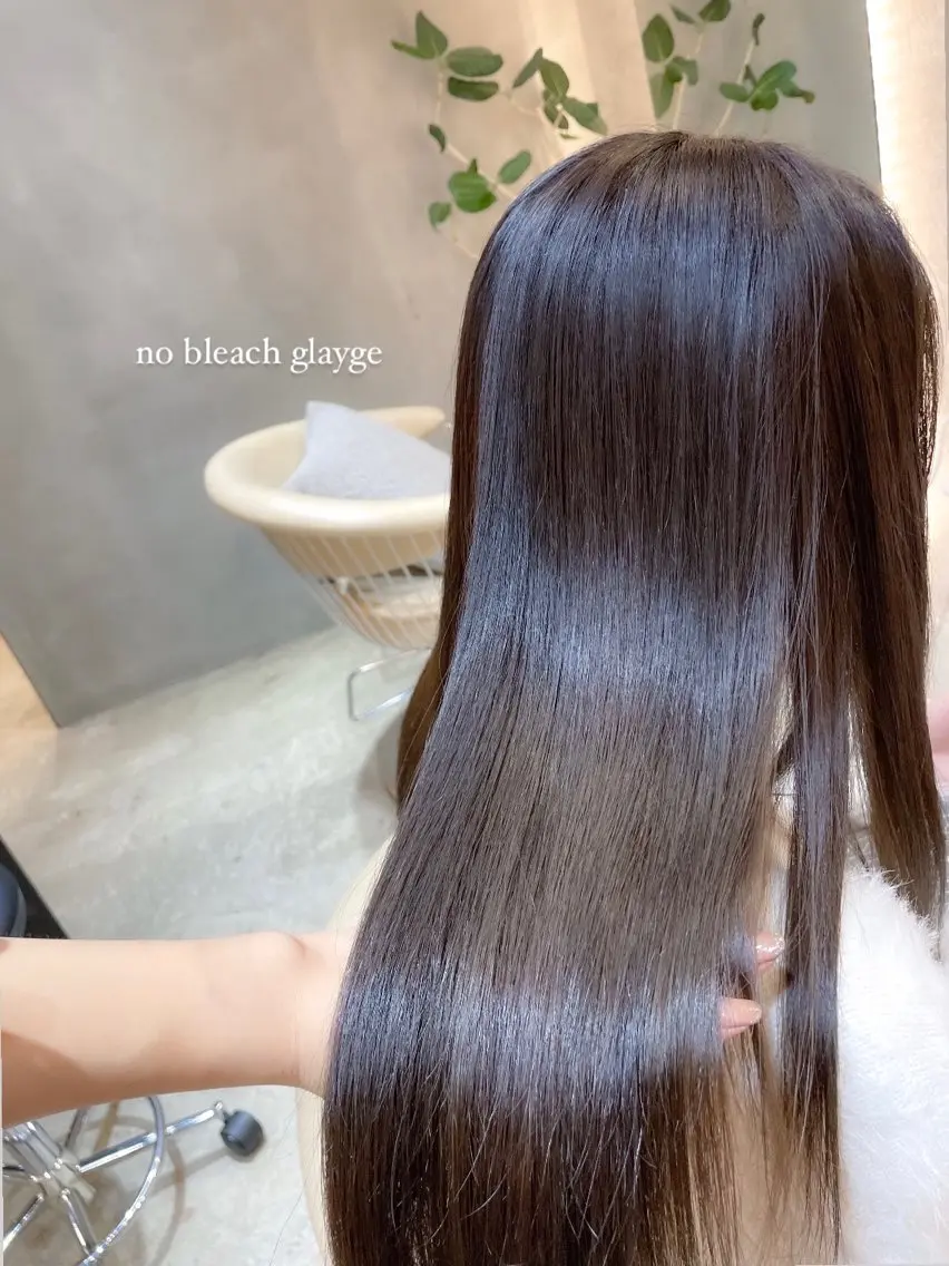 ✨韓国艶髪に✨似合わせカット💖+透明感艶カラー🌈+🫧2STEPトリートメント🫧の写真