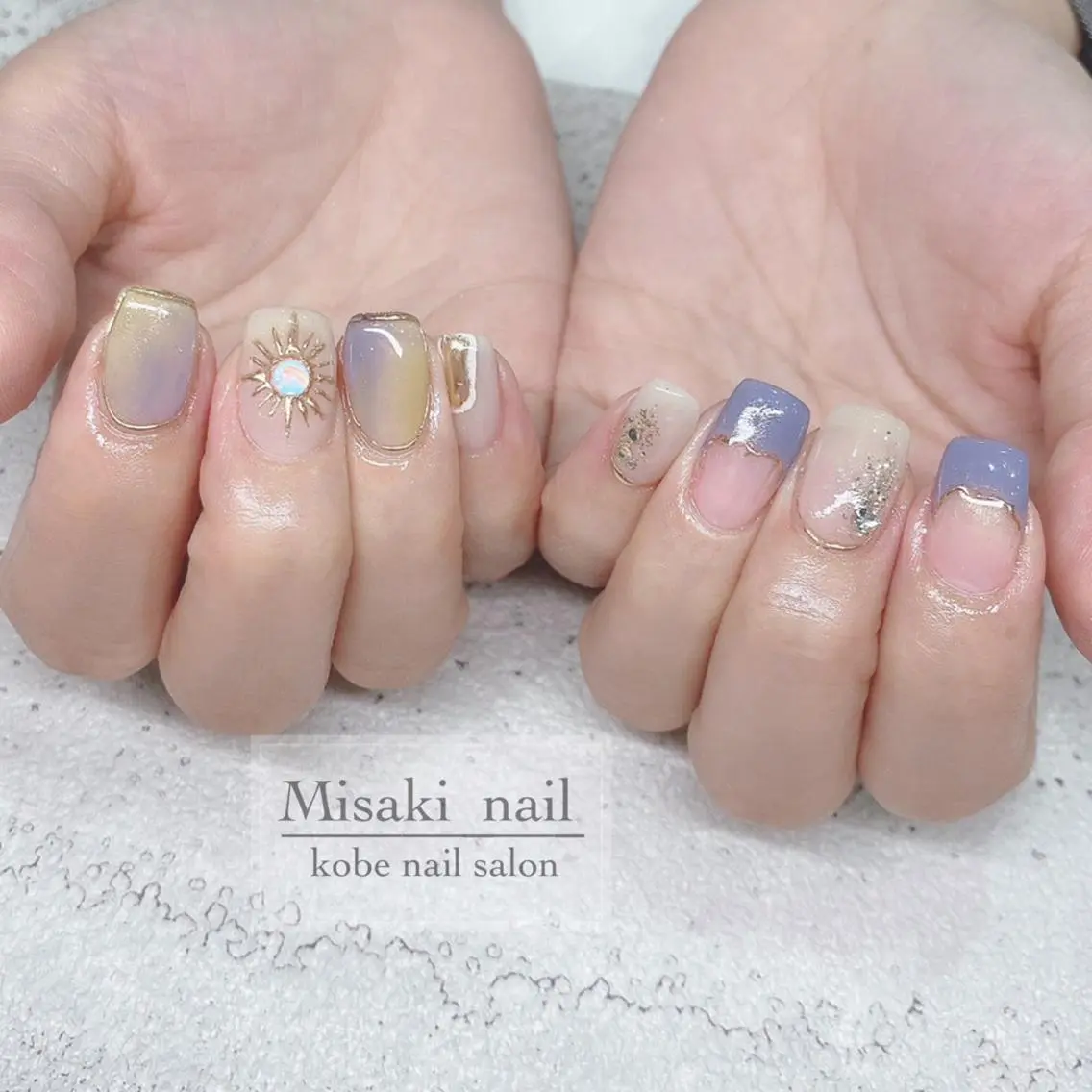 ネイル 韓国ネイル ワンホンネイル ハンドネイル nailsalon miinailsのネイルデザイン