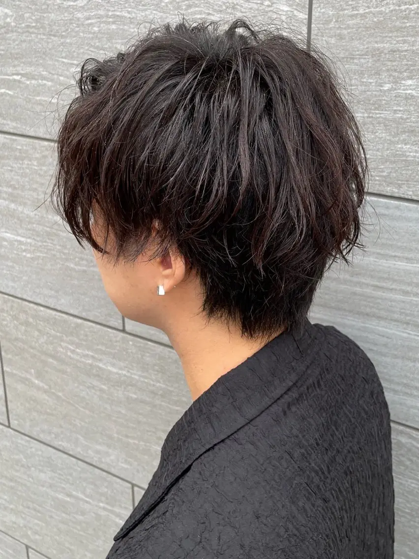 ショート パーマ メンズ メンズパーマ ツイストスパイラルパーマ スパイラルパーマ メンズ専門美容師✂︎ 大庭勝己のヘアスタイル