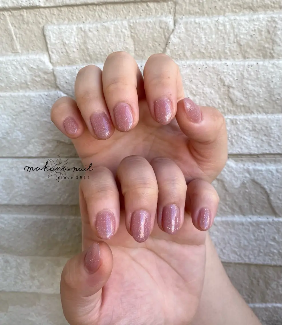 ネイル ラメ(グリッター) mahana nailのネイルデザイン