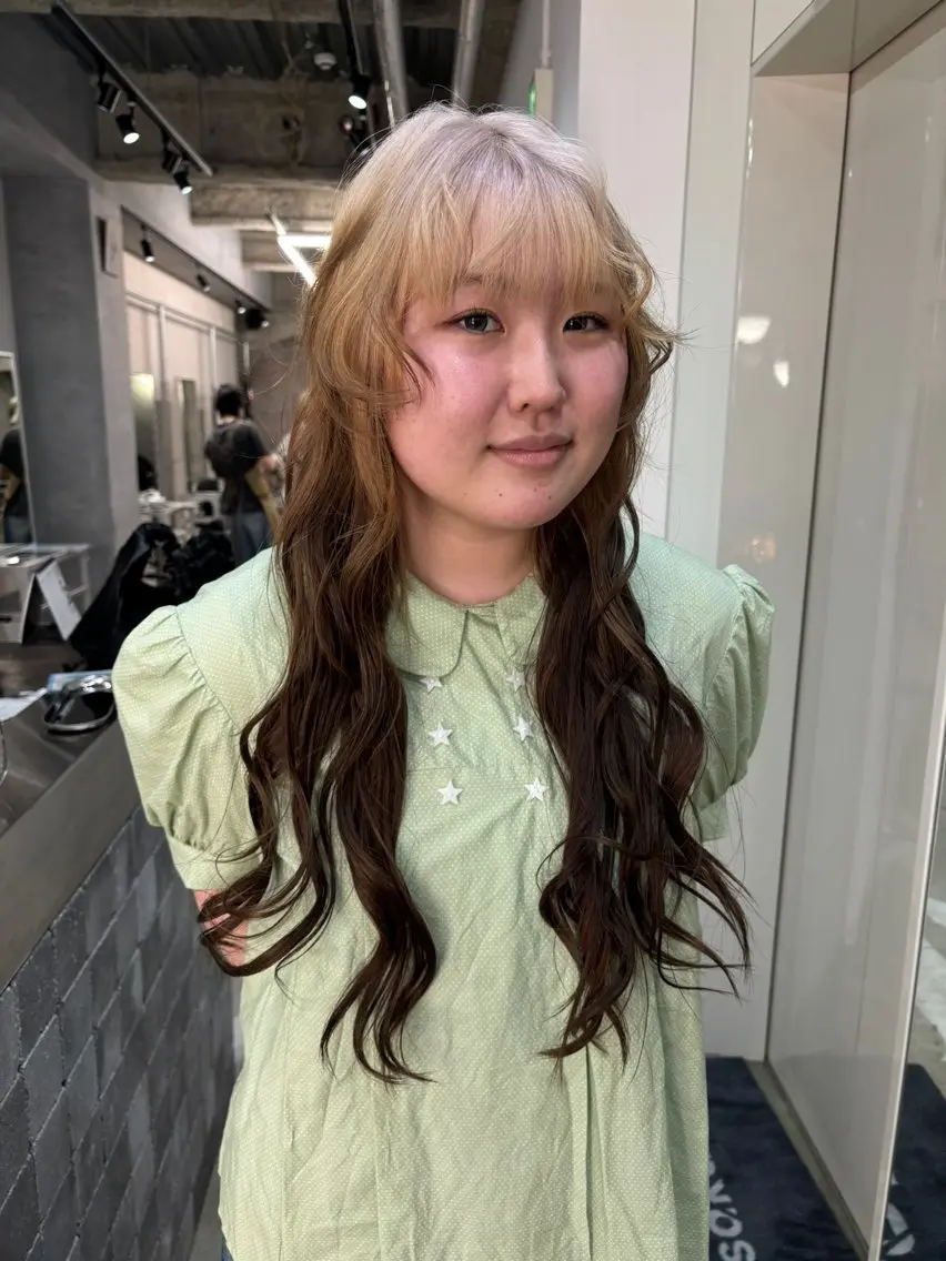 ロング カラー ヘアカラー デザインカラー /rioのヘアスタイル