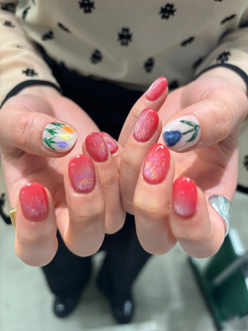 ネイル マグネットネイル ハンドネイル chika / nailのネイルデザイン