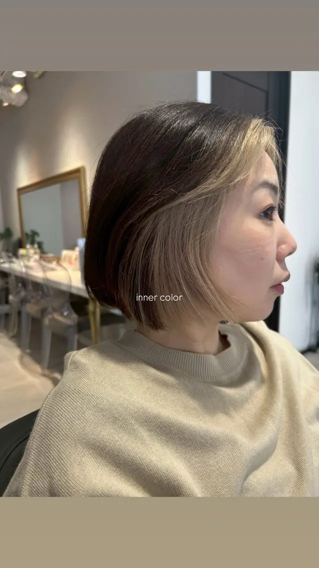 ショート beleef mel meiのヘアスタイル