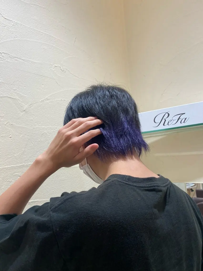 カラー 原尾 あやなのヘアスタイル