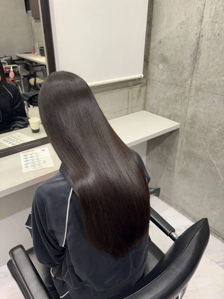 ロング トリートメント みう 📍新宿髪質改善のヘアスタイル