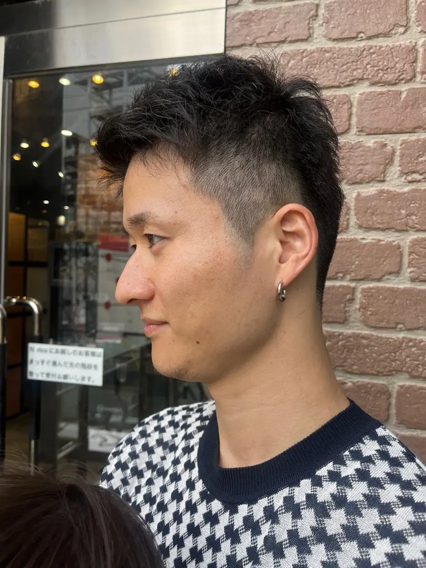 ショート メンズ 久木原 ゆりのヘアスタイル