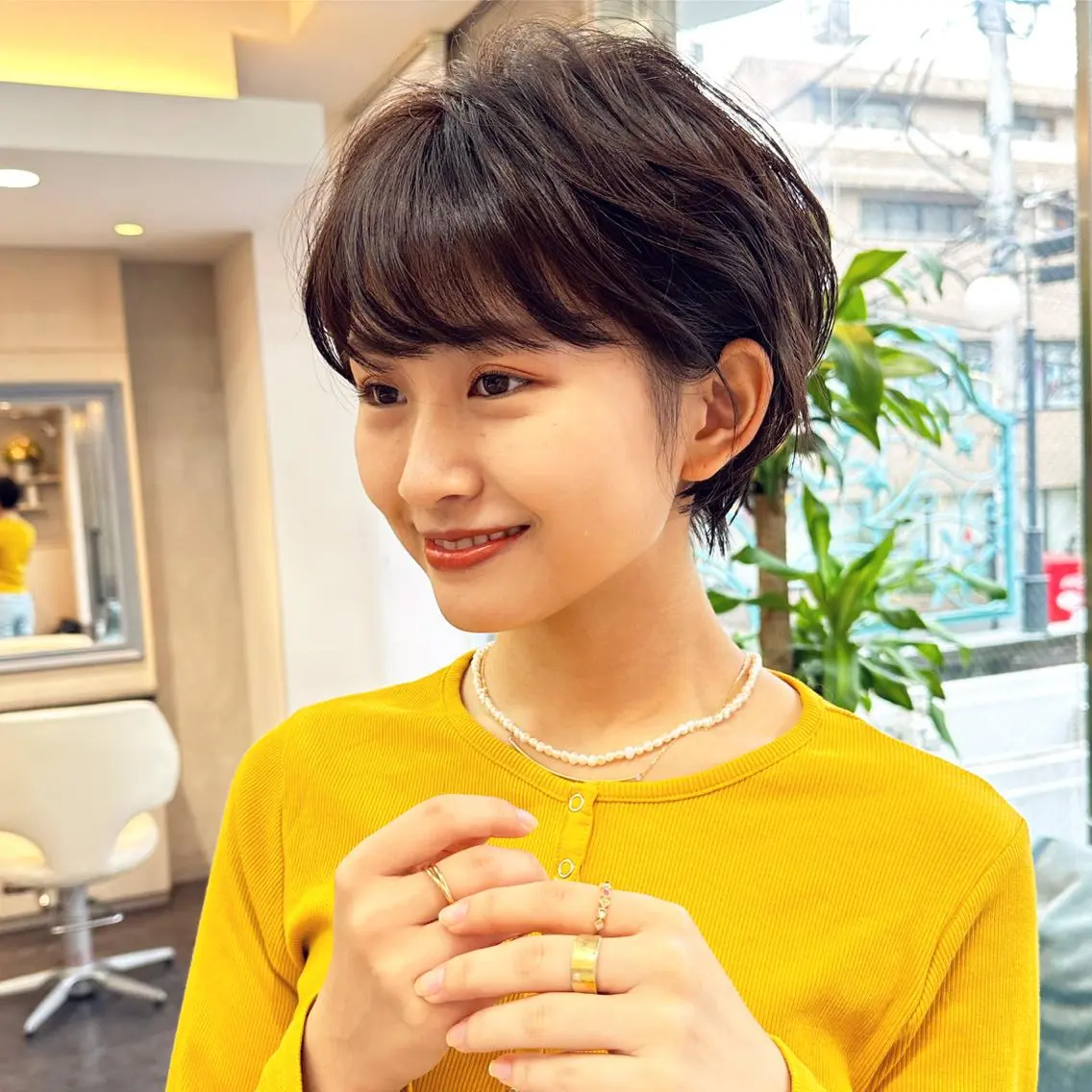 ショート カット ヘアカラー ショート/レイヤー カット/服部タカノリのヘアスタイル
