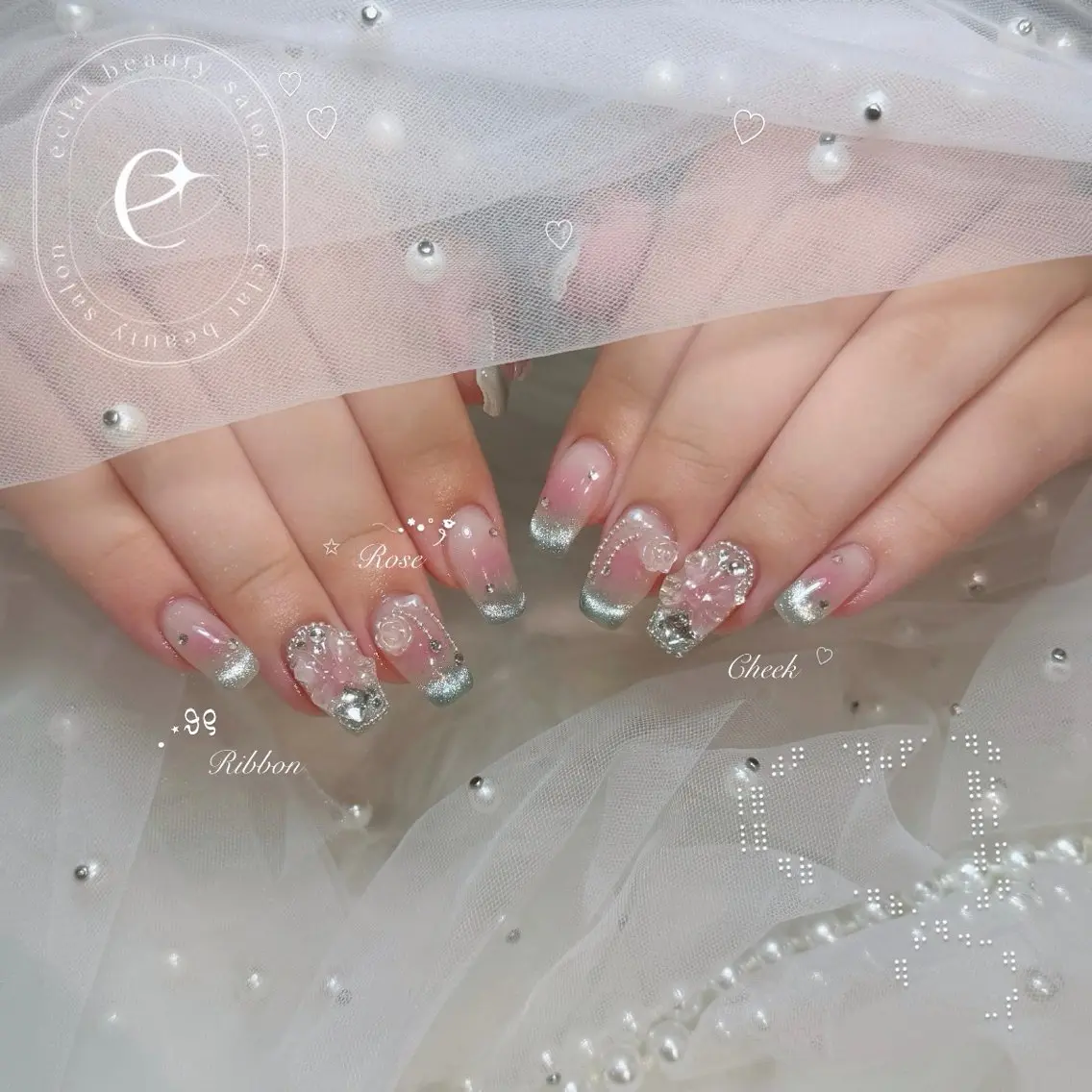 ネイル ハンドネイル eclat Kaedeのネイルデザイン