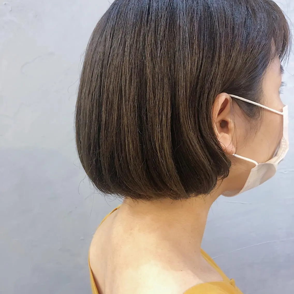 ミディアム カラー 長井 美佳のヘアスタイル
