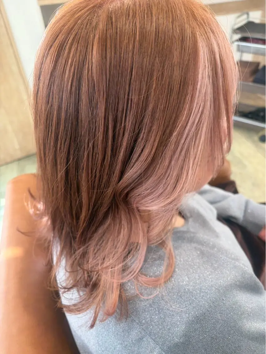 カラー➕ブロー💇　⚠️長さが鎖骨くらいまでの方限定❣️の写真