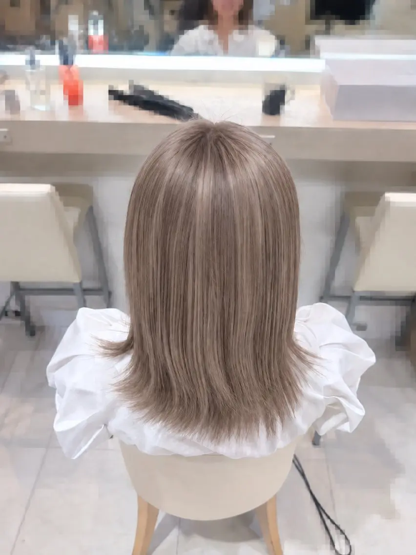 【秋におすすめ🍠ブリーチあり】明るめラテベージュカラー☕️🧸の写真