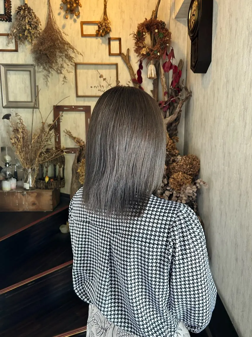ミディアム ヘアカラー トリートメント minami 🐣のヘアスタイル