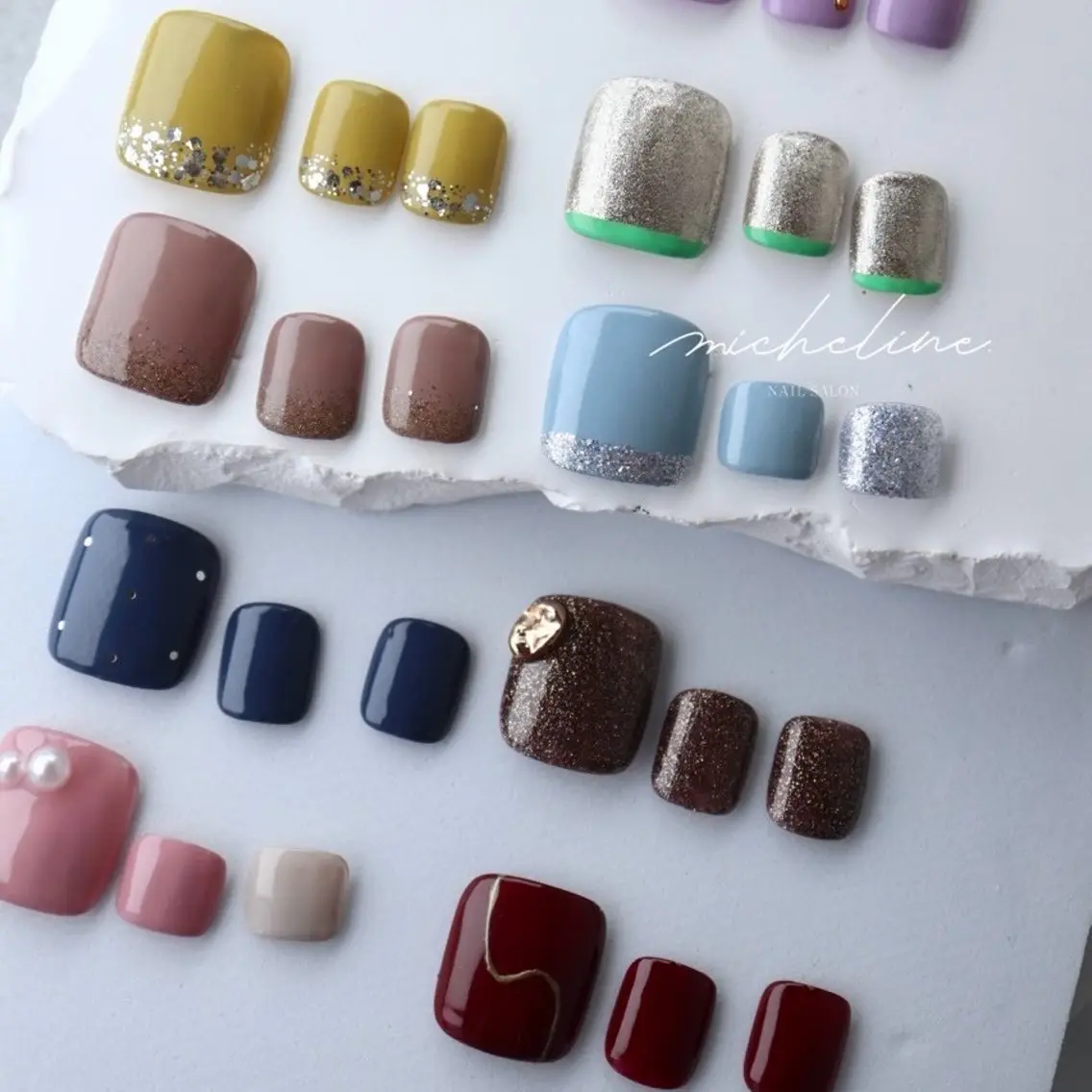ネイル アートネイル フットネイル micheline. りさのネイルデザイン