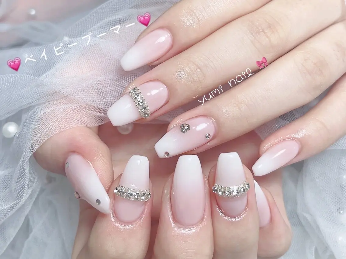 ネイル 𝐲𝐮𝐦𝐢🎀 長さ出しデザイン専門のネイルデザイン