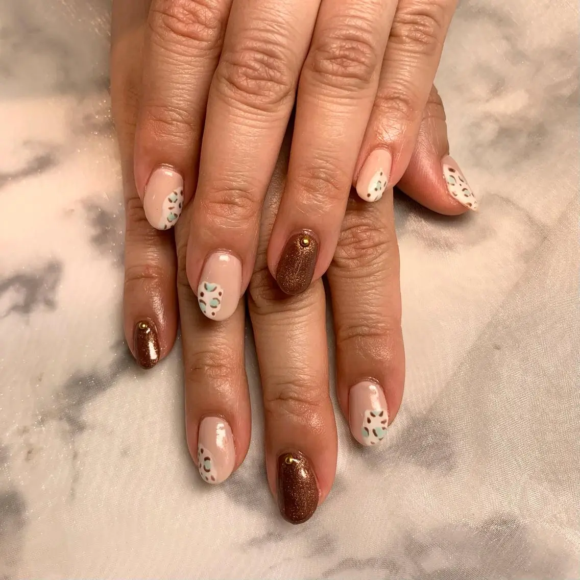 ネイル アニマル柄 Sunny.Roa nail💅のネイルデザイン