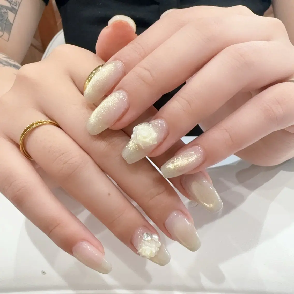 ネイル アニマル柄 べっ甲ネイル ボルドー ブラウン ジェルネイル Rika nail cocoのネイルデザイン