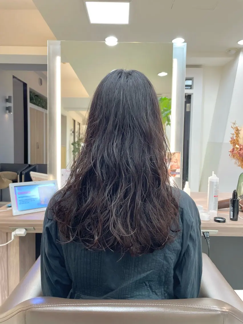 ロング パーマ ヘッドスパ/ 鎌倉　アズサのヘアスタイル
