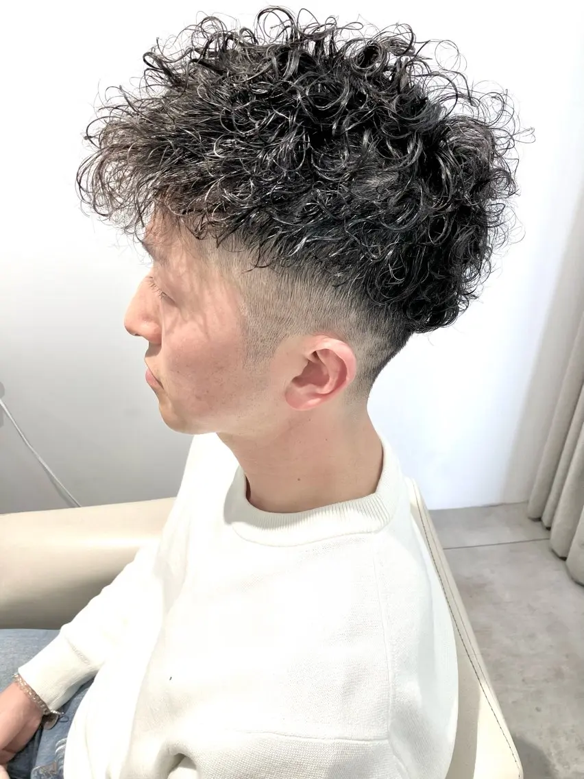 ショート パーマ メンズ メンズパーマ メンズショート ショートヘア カット パーマ ヘッドスパ Shingo #パーマのヘアスタイル