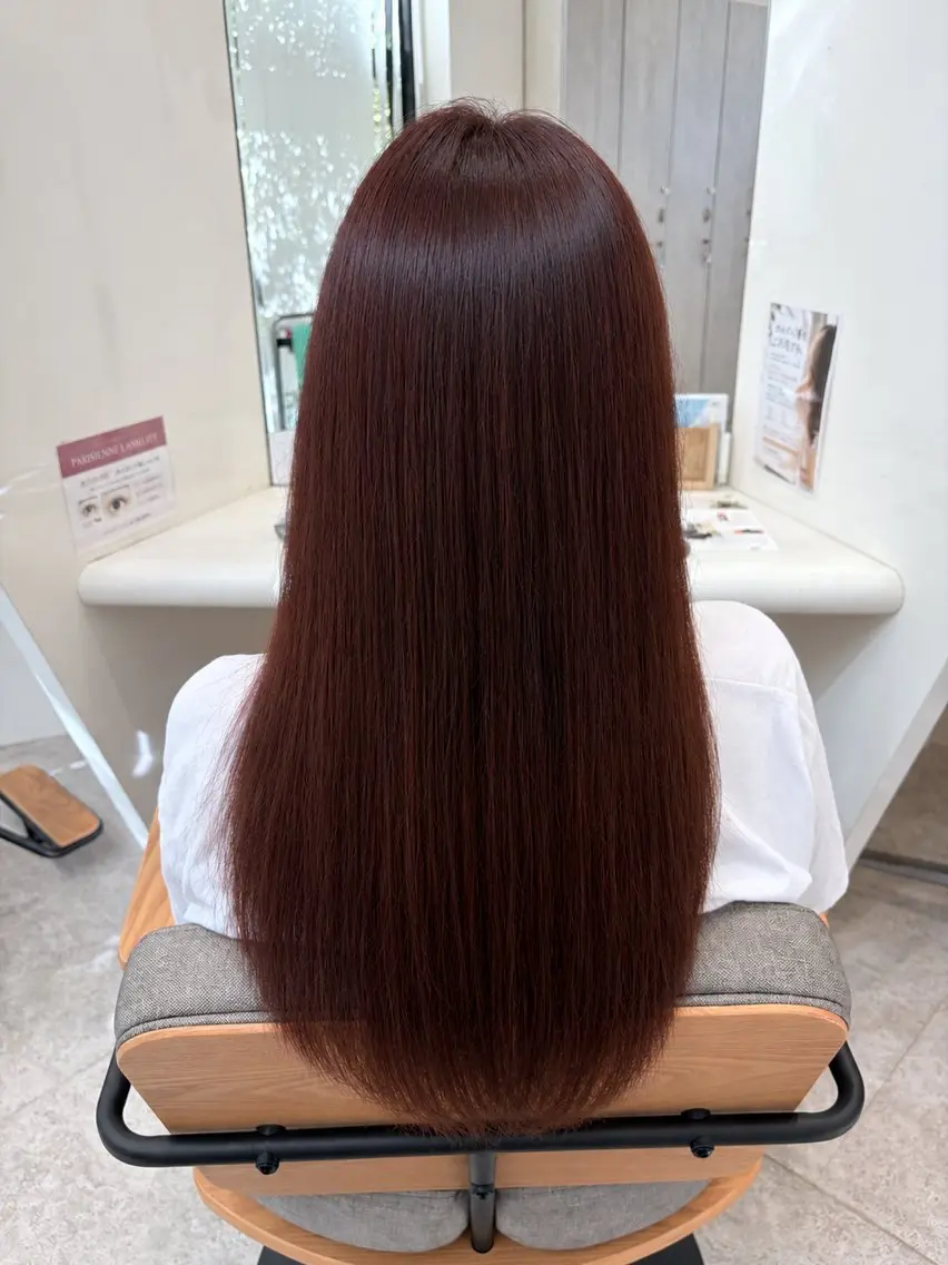 ロング カラー ヘアカラー 志村 梨帆のヘアスタイル