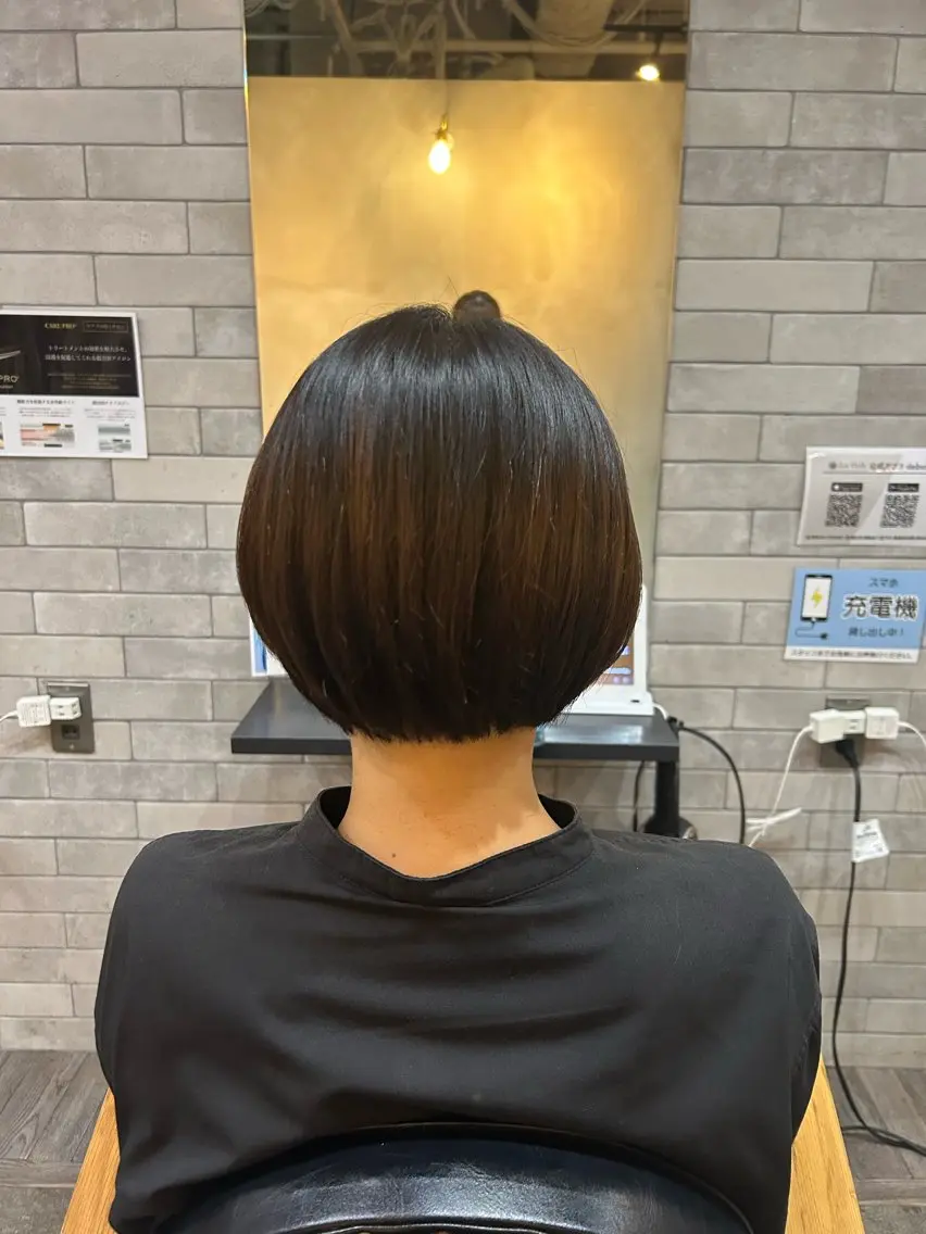 ショート かじももな|女性限定 パーマモデル募集!のヘアスタイル