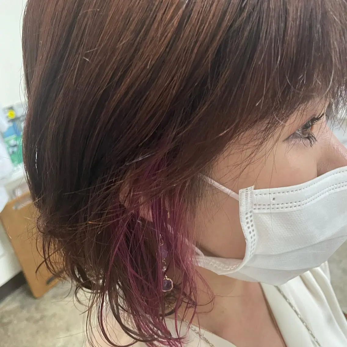 ショート カラー 北川 智海のヘアスタイル