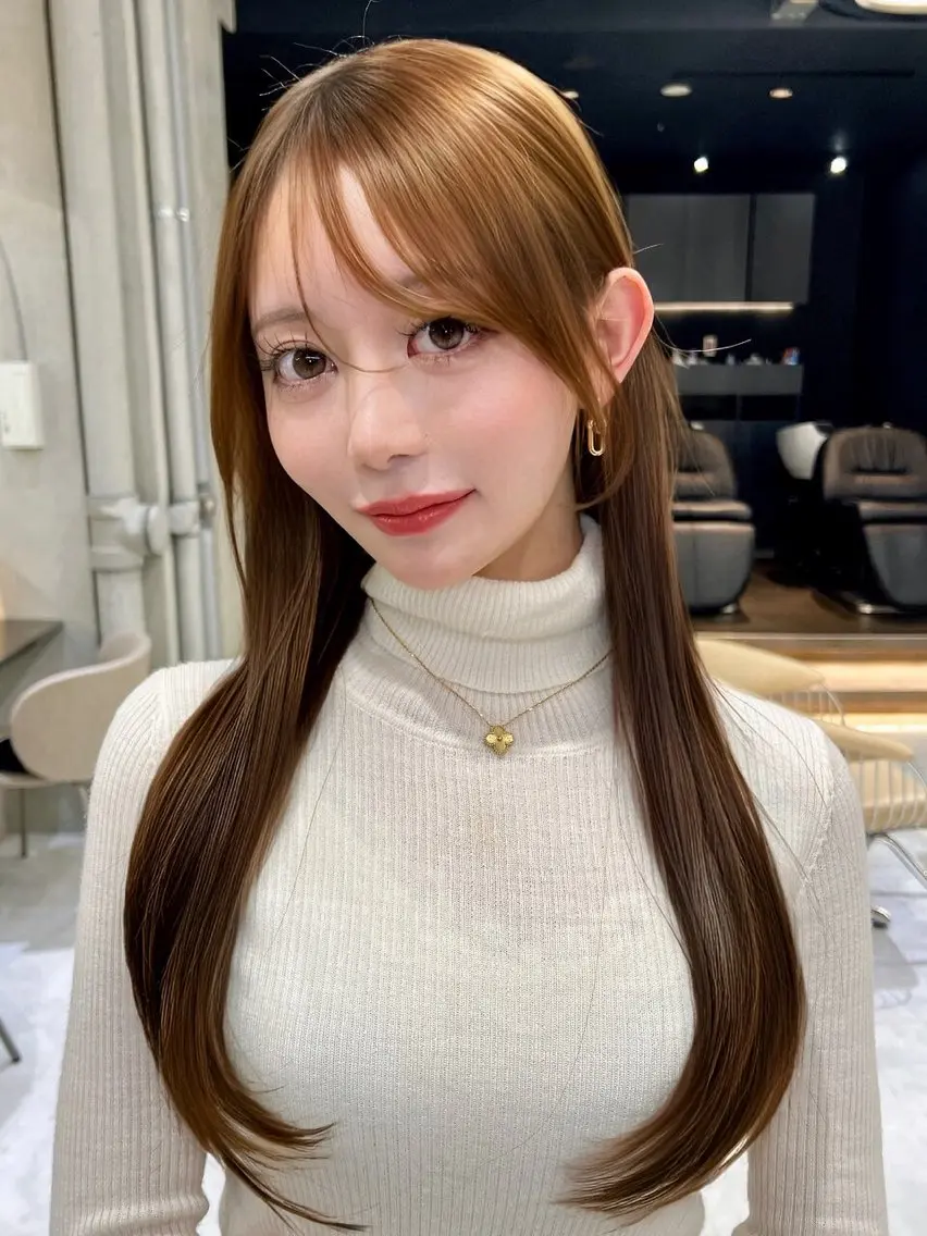 ロング カット ヘアカラー トリートメント ヘッドスパ ヘアセット 🫧ハッシュレイヤー ×髪質改善🫧清野のヘアスタイル