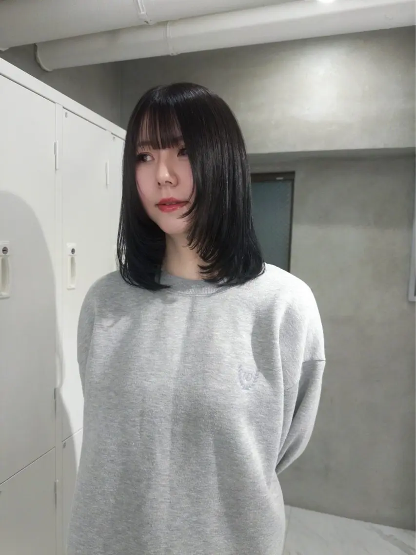 カット ヘアカラー トリートメント sena⌇ベージュ⌇ ブリーチなしWカラーのヘアスタイル
