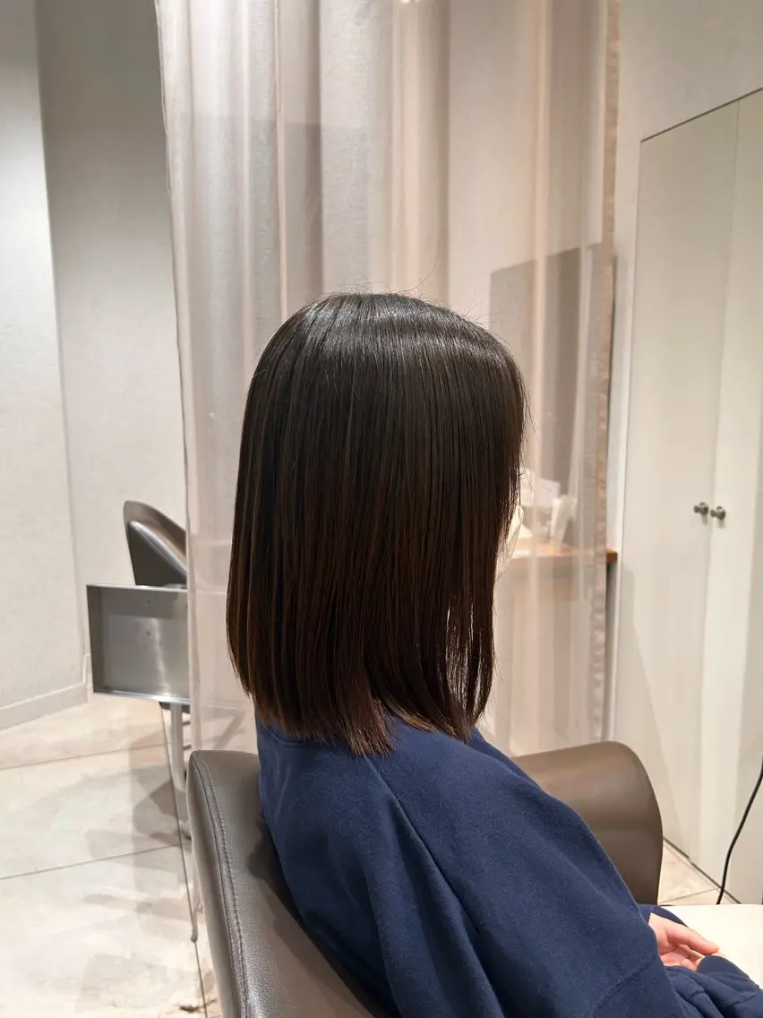 ミディアム カット 保坂 駿太郎のヘアスタイル