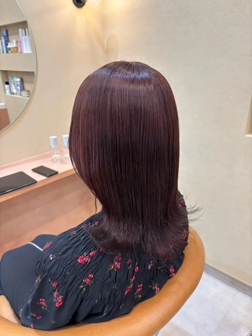 セミロング 金木 凜花のヘアスタイル