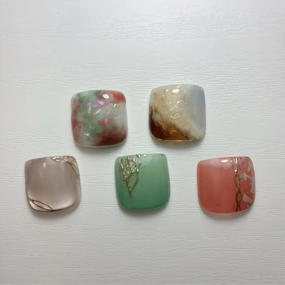 ネイル フットネイル 氷ネイル・うるうるネイル マグネットネイル ニュアンスネイル シンプルネイル フットネイル nail salon anoneのネイルデザイン