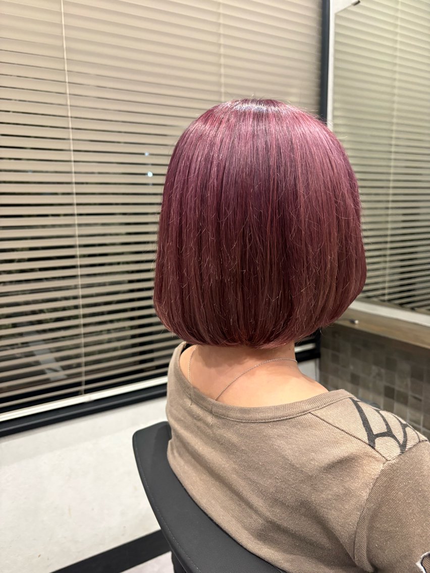ミディアム カラー ヘアカラー トリートメント ハイトーン・ブリーチ 🎃Shiryuのヘアスタイル