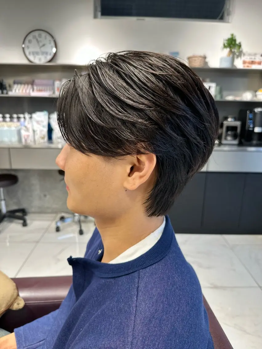 【🌀ミニモ限定💇🏼‍♂️🌀　】カット+パーマ　(特殊パーマはプラス別料金となります)✂️の写真